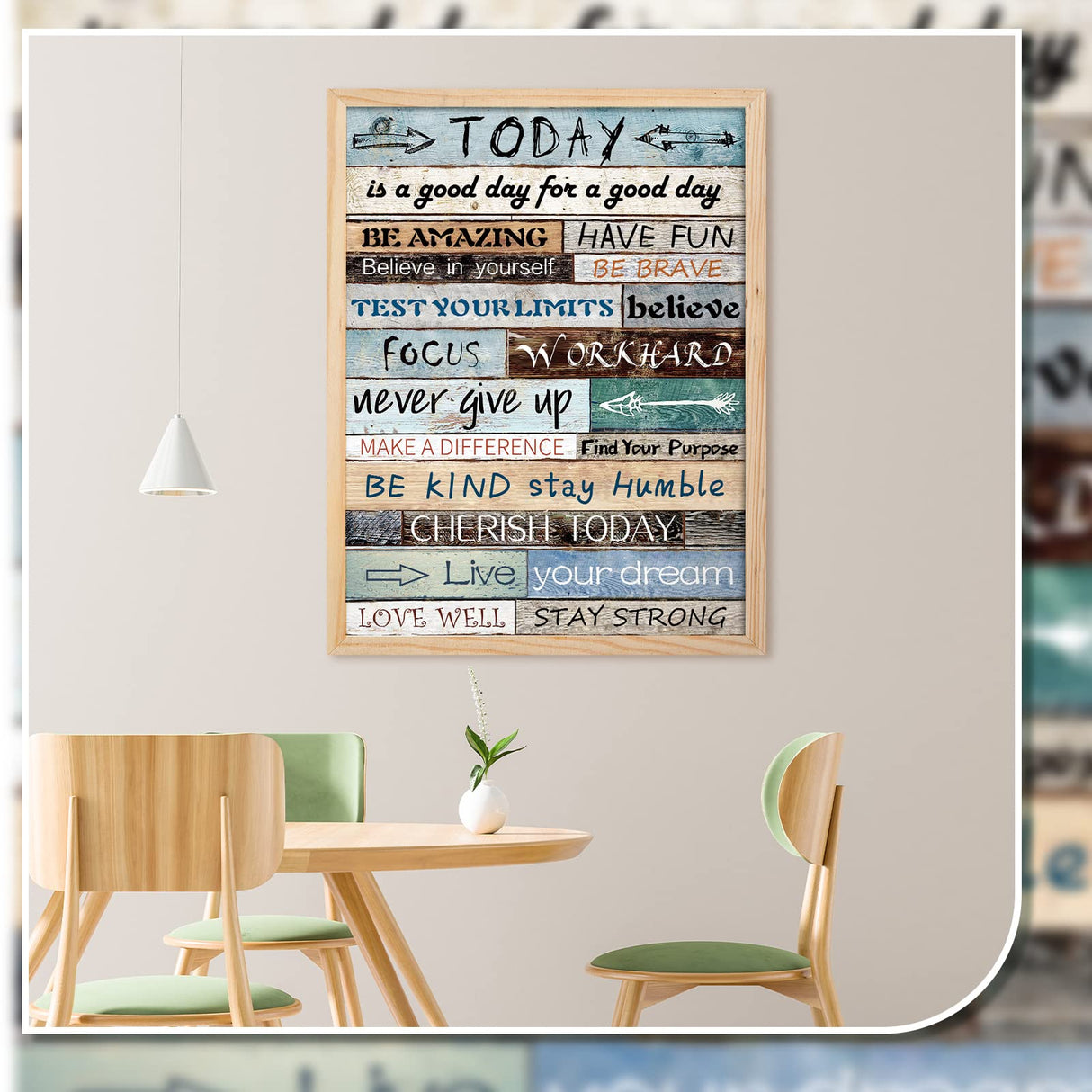 Minatee Excitation Language Inspirational Diamond Art Painting Kits for Adults 5D DIY Kits Diamond Art Painting Crafts for Adults Beginner Home Wall, 14 x 18 Inch Minatee