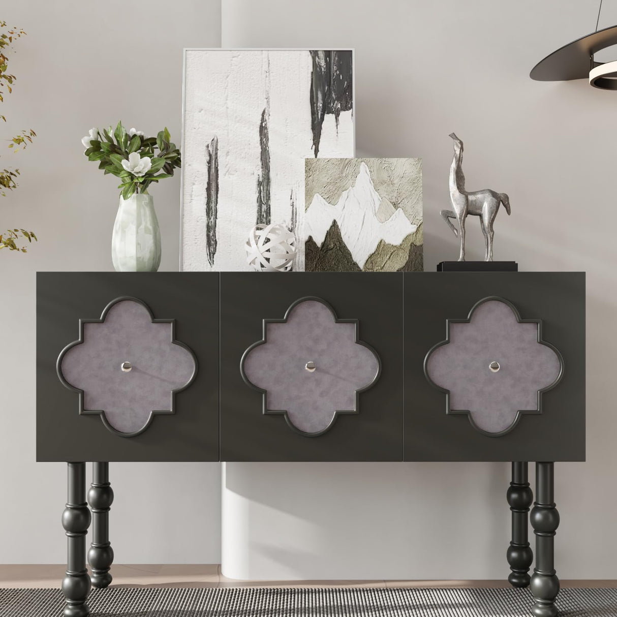 CRE8TIVE Self Adhesive Grey Velvet Flocking Liner for Jewelry 12"x80" Felt Drawer Liner Sheets Grey Peel and Stick Wallpaper Velvet Drawer Liner Stickers Roll for Bedroom Cabinets Dressers Box Lining CRE8TIVE