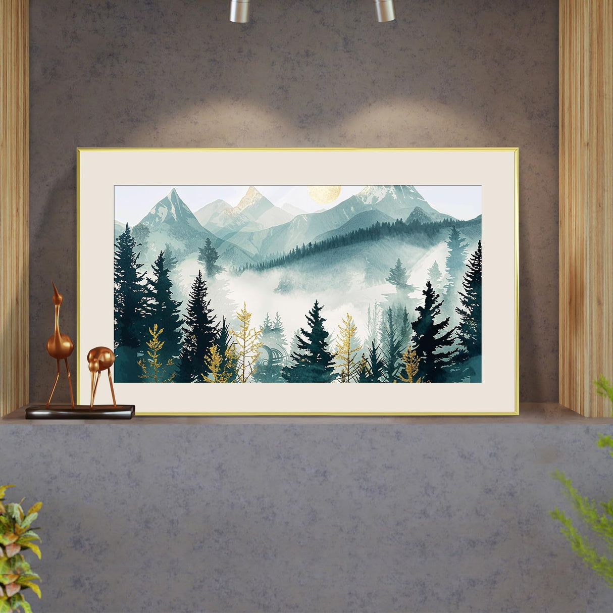 JOOZ Mountain Diamond Painting Kits for Adults 5D Large Landscape Diamond Art Kits for Adults Full Drill Forest Diamond Art Painting Kits Gem Art Kits for Wall Decor 27.5x15.7Inch JOOZ