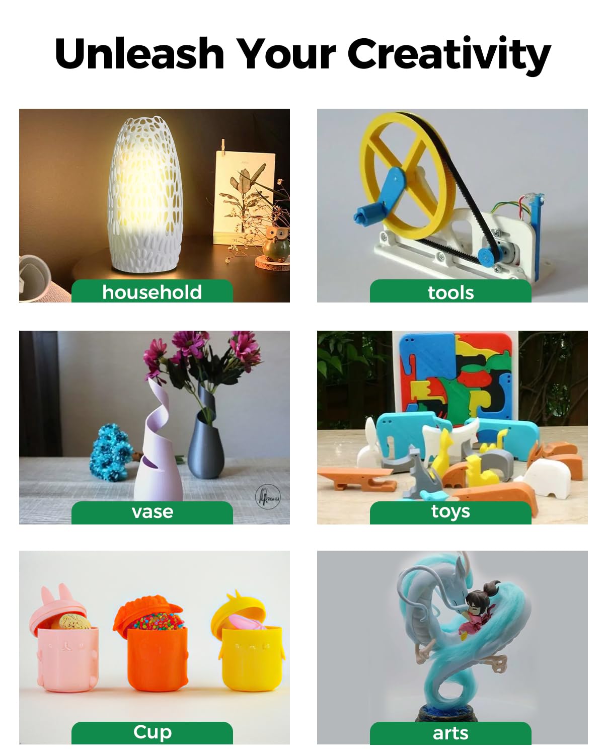 Creality Official Hyper PETG Filament 1.75mm, High Speed 30-600mm/s 3D Printer Filament PETG, Dimensional Accuracy ± 0.03 mm, Fit Most 3D Printers, 1KG(2.2lbs) Spool Transparent Creality