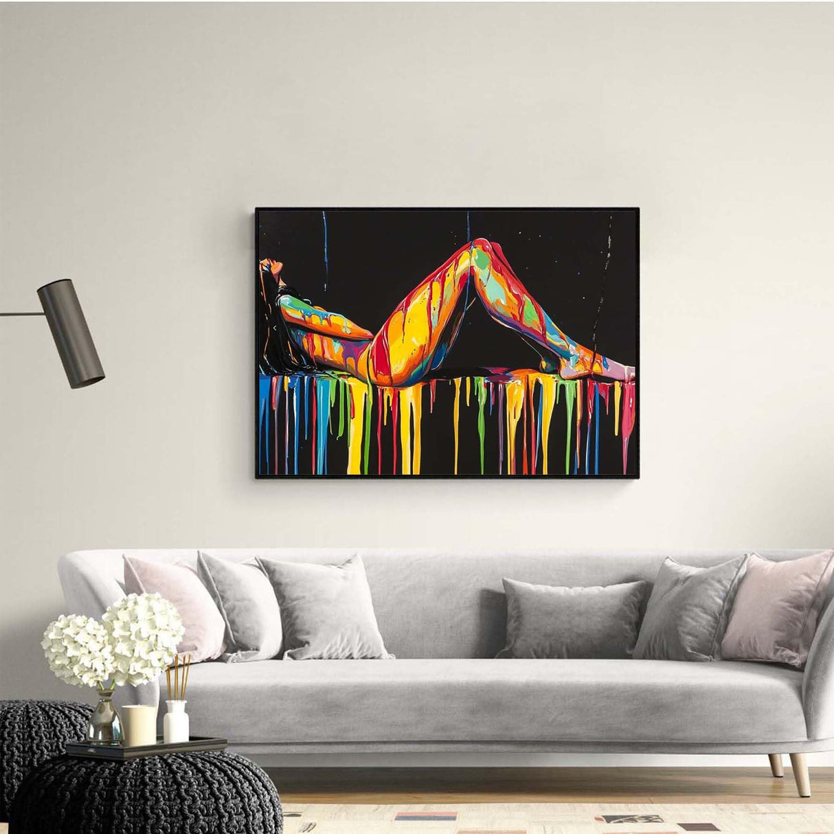 Ginfonr DIY 5D Diamond Art Kits for Adults, Woman Diamond Painting for Adults, Diamond Art Temptation Full Drill, Diamond Art Kits Embroidery Rhinestone Craft for Home Wall Decor 12 * 16 Inch08 Ginfonr