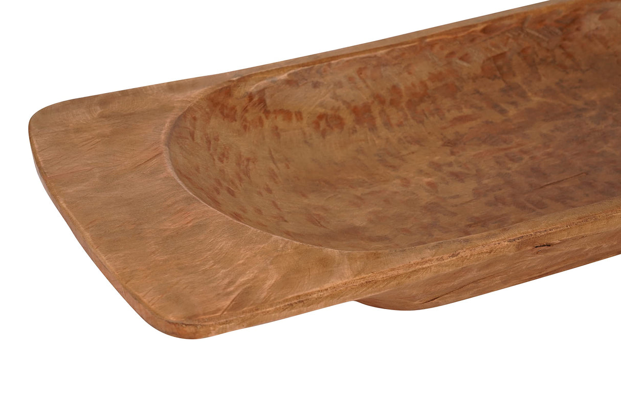 Mexican Imports Eurostyle Deep Rustic Wooden Dough Bowl-Batea-Natural Mexican Imports