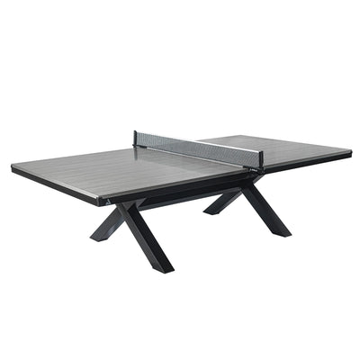 JOOLA Brighton Indoor Table Tennis Table - Ping Pong Table, Conference Table, Dining Table Combo - Game Table for Indoor Games, Regulation Size Ping Pong Table with Ping Pong Net, Seats 10-12
