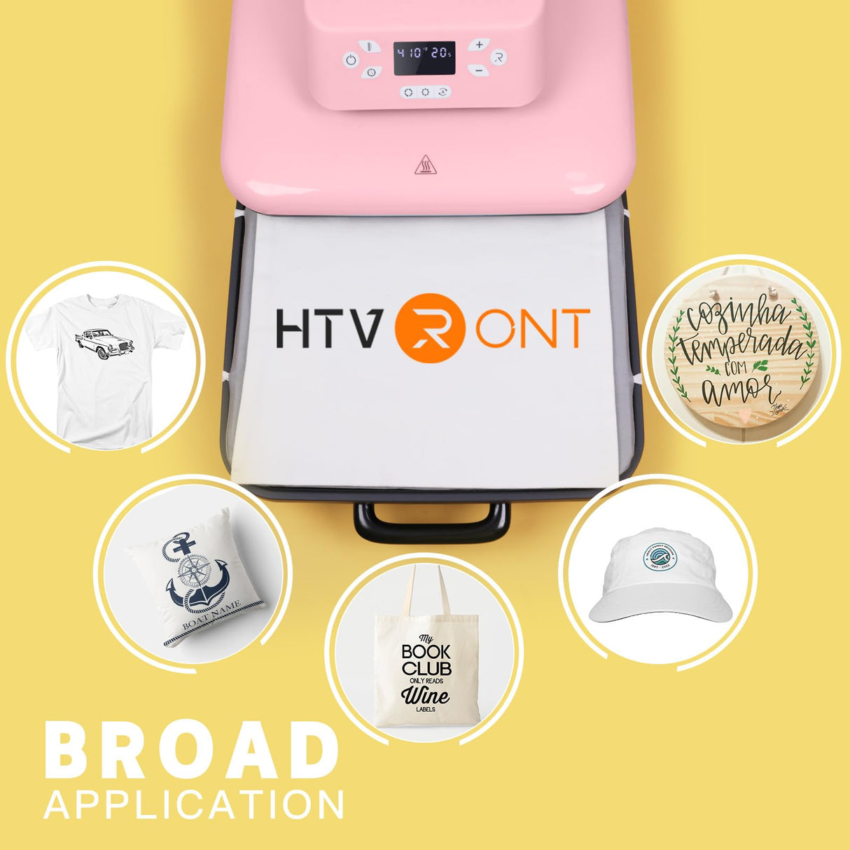 HTVRONT Automatic Heat Press Machine for T Shirts - 15x15 Intelligent Press Machine with Auto Release - Auto-Off & Heats Up Fast, Smart Heat Press for HTV, Sublimation, Heat Transfer Projects HTVRONT