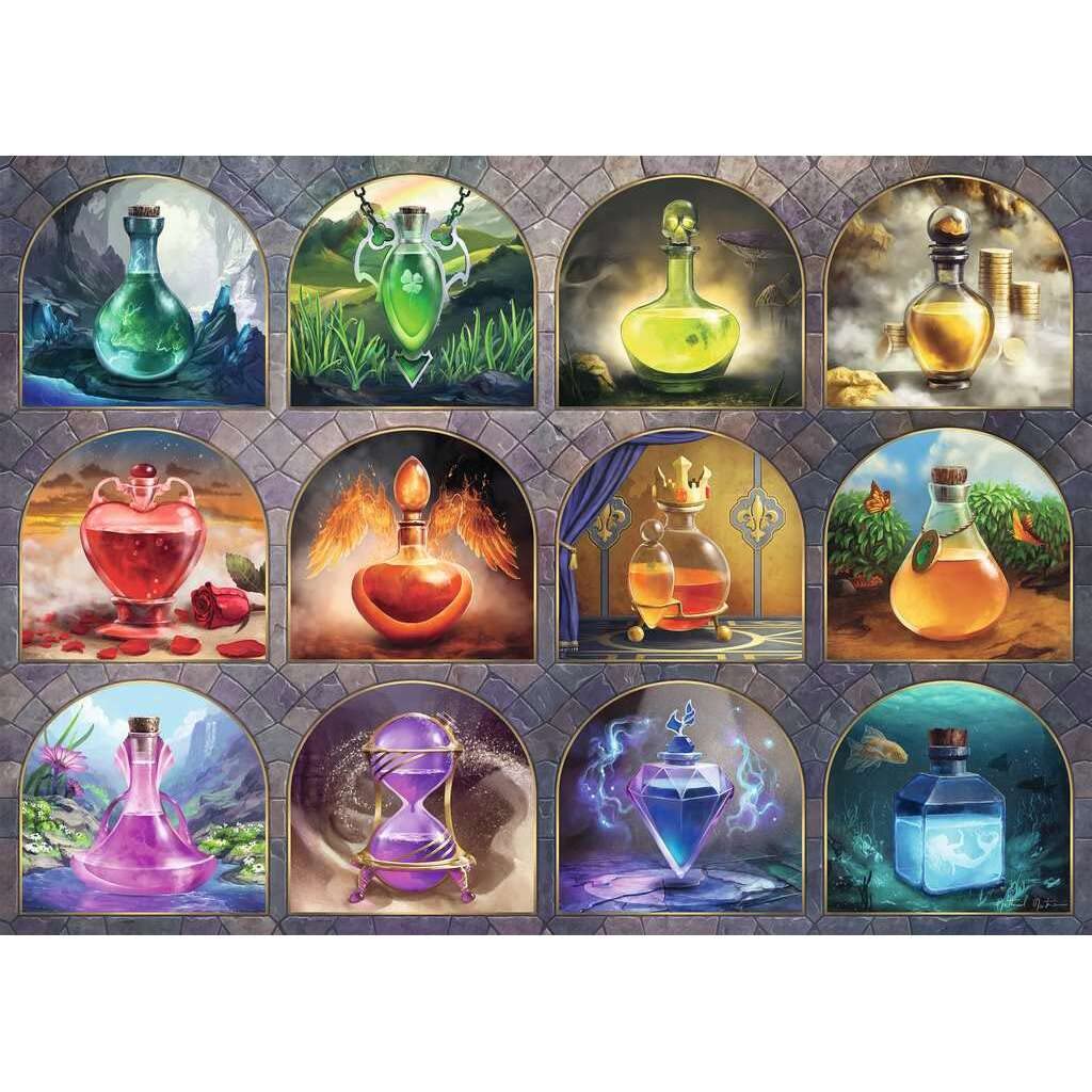 Ravensburger Magical Potions 1000 Piece Jigsaw Puzzle for Adults - 16816 - Every Piece is Unique, Softclick Technology Means Pieces Fit Together Perfectly Ravensburger