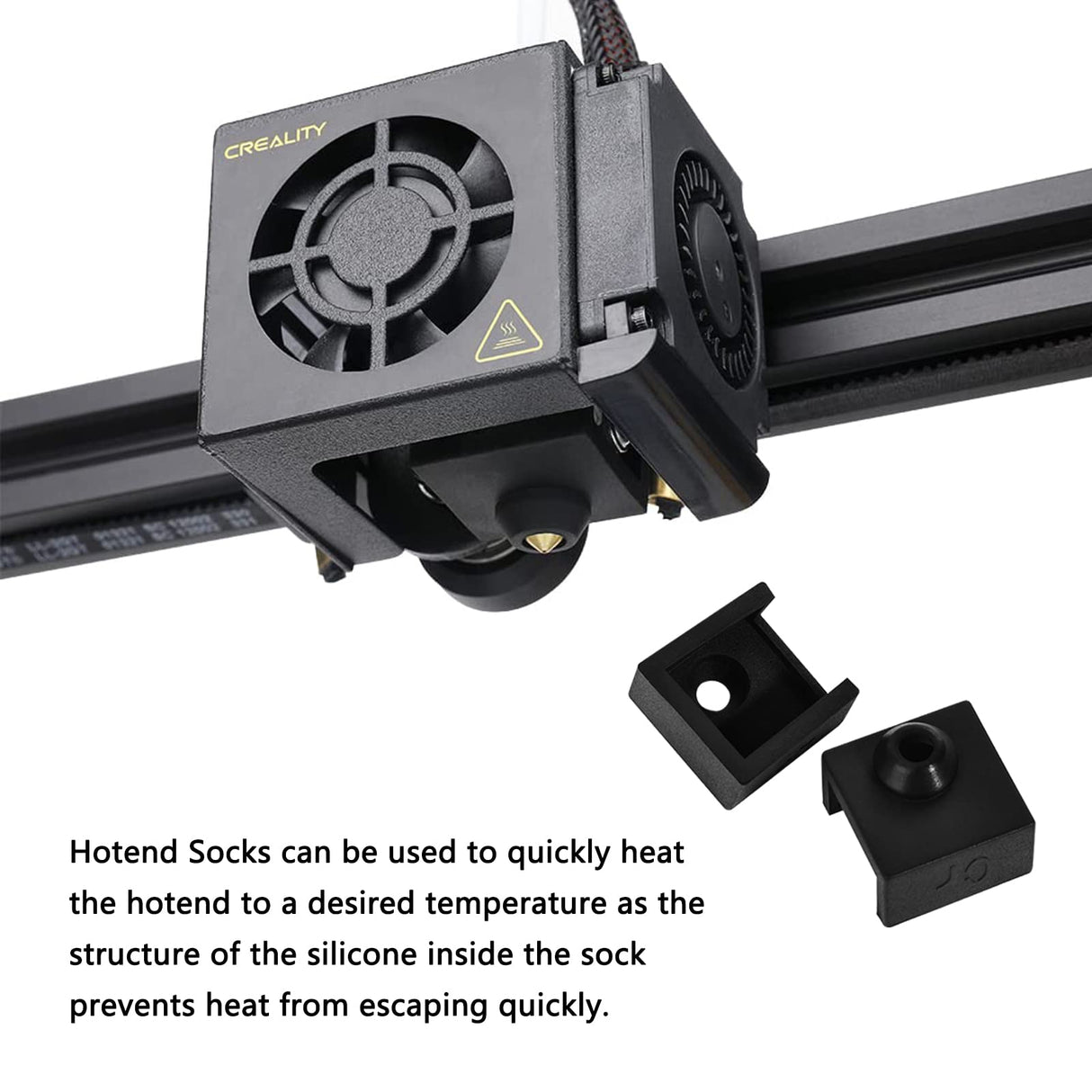 Comgrow 24PCS Ender 3 V2 Nozzles, 3D Printer Extruder Hardened Steel Nozzle 0.4mm, Brass Nozzle 0.3mm/0.4mm/0.5mm/0.6mm/0.8mm/1.0mm, DIY Tools Storage Box for Creality Ender 3 Series and CR 10 Series Comgrow