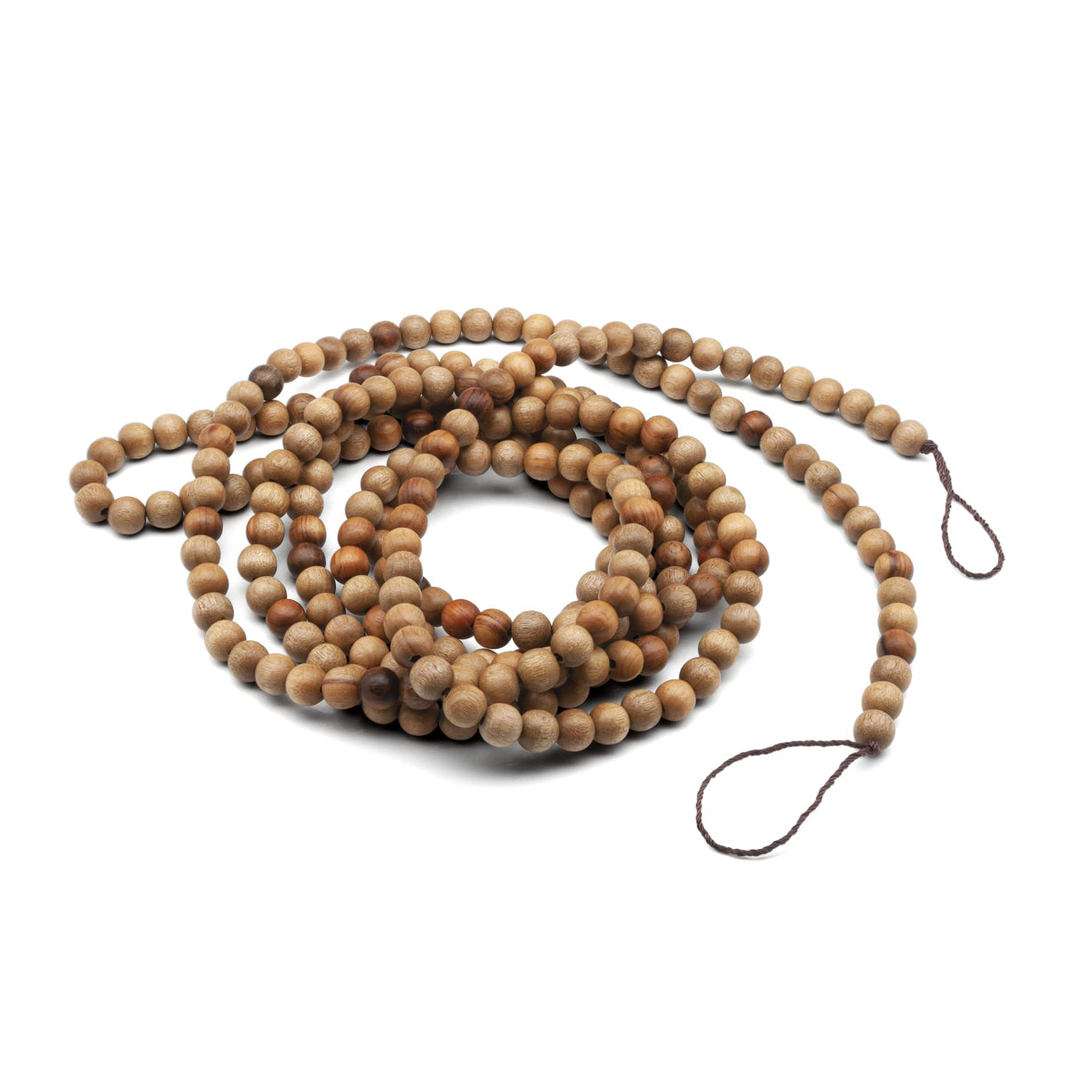 Nanalou 10ft Wood Bead Garland | Add a Touch of Boho Style to Your Farmhouse, Holiday, or Christmas Tree Décor with All-Natural, Handmade Wooden Bead Garland (Walnut) Nanalou