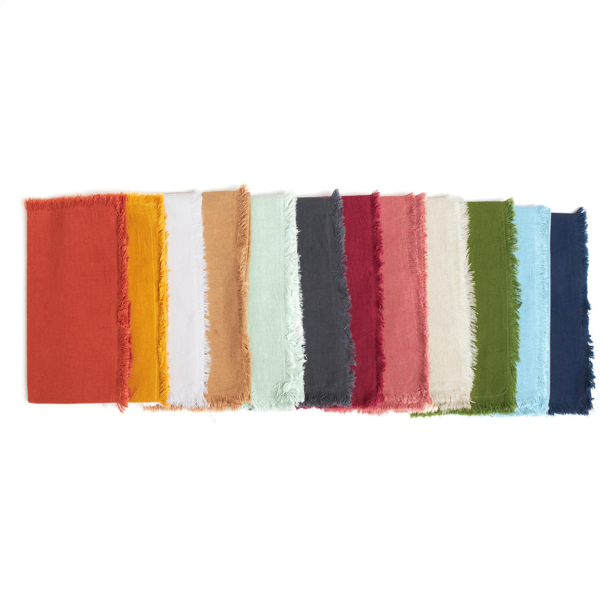 ACCENTHOME White Cotton Linen Napkin Set of 12 18x18 inch Dinner Napkins - Washable Soft Premium Hotel Quality Reusable Hemmed Edges Napkins Perfect Table Linens for Family Dinners, Weddings ACCENTHOME