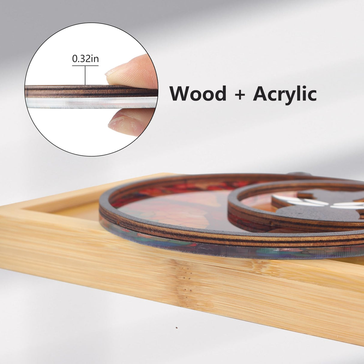 CCiaga DIY Dog Angel Memorial Suncatcher with Sympathy Card,Memorial Gifts for Loss of Dog Sympathy Gift,Pet Memorial Gifts for Dogs(3-Life Tree) CCiaga