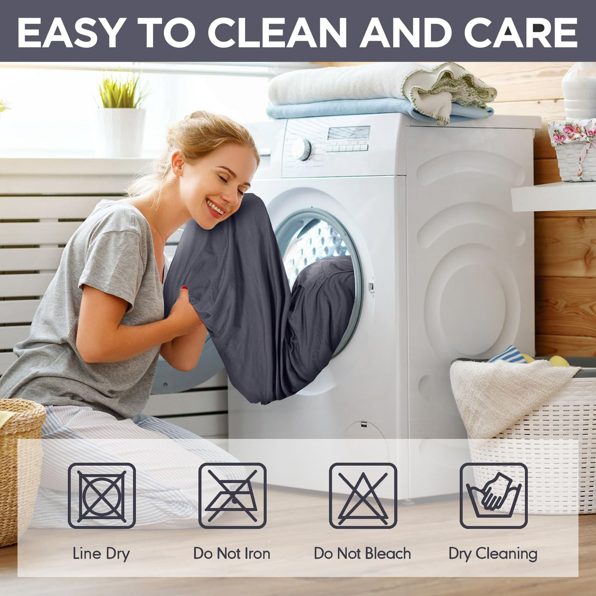 Peryiter 2 Pcs Loveseat Covers Slipcover Set for Couch Furniture Covers for Living Room Sofa Arm Chair, Form Fit Stretch, Wrinkle Proof, Furniture Protector(Dark Gray,Milk Silk) Peryiter