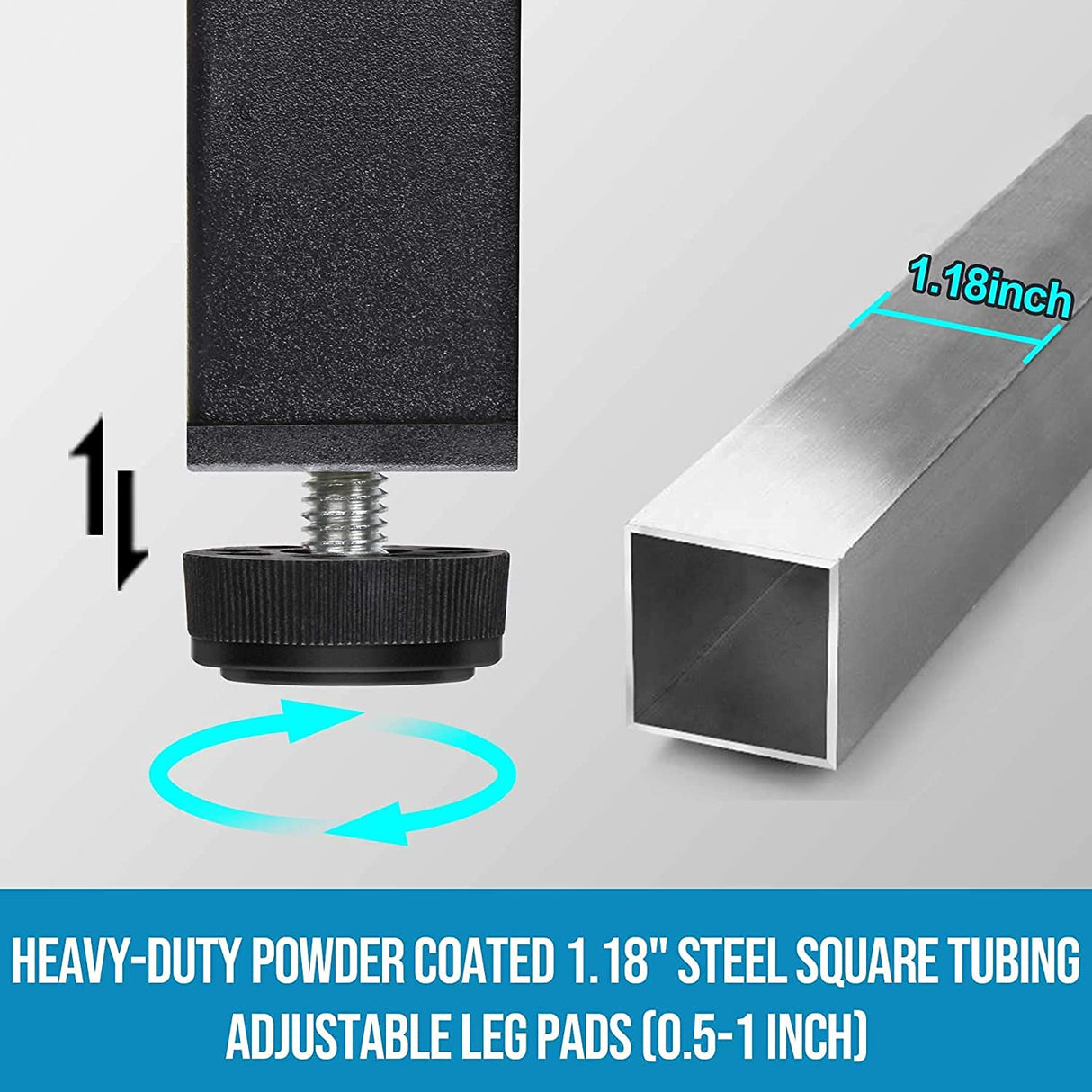 Aquzee White Computer Desk with Hutch and Shelves - Easy Assembly Gaming Table with 4 Tiers for Storage and Study Aquzee