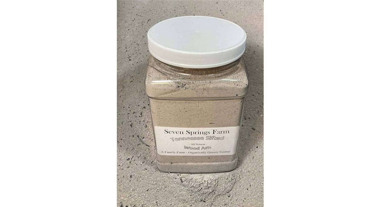 Seven Springs Farm - Tennessee Sifted Wood Ash - All Natural Ashes from Organically Grown Hardwood Timber (2 Pound, 1) Dot Red