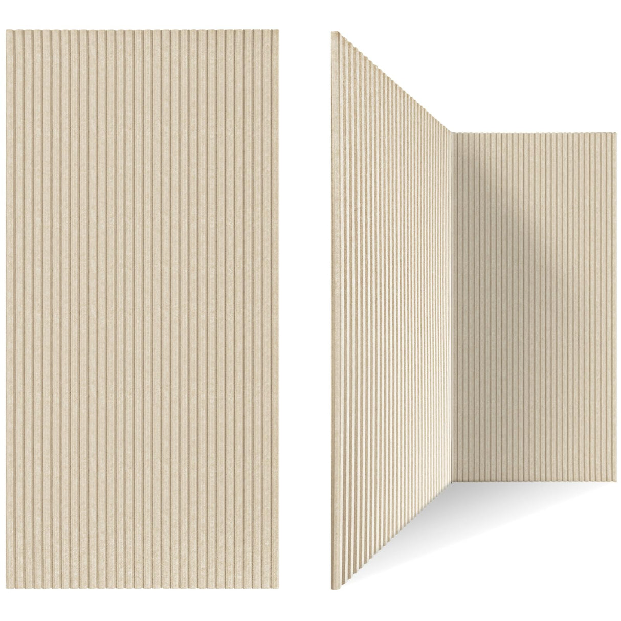 10 Pack Acoustic Panels,47.2x23.6x0.4 inch Acoustical Wall Panels,Large Soundproof Panels,Self-Adhesive Sound proof panels for walls,Acoustic Treatment for Recording Studio&Office Vertical,Camel EVENRISING