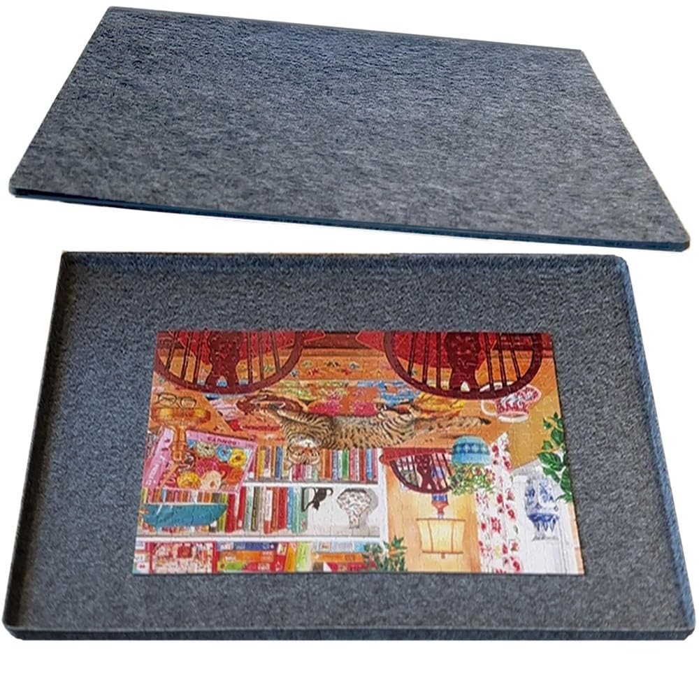 2000 Piece Felt Puzzle Board with Cover Felt Board for Easy Puzzle Flipping PUZZLE EZ