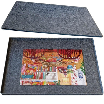 2000 Piece Felt Puzzle Board with Cover Felt Board for Easy Puzzle Flipping