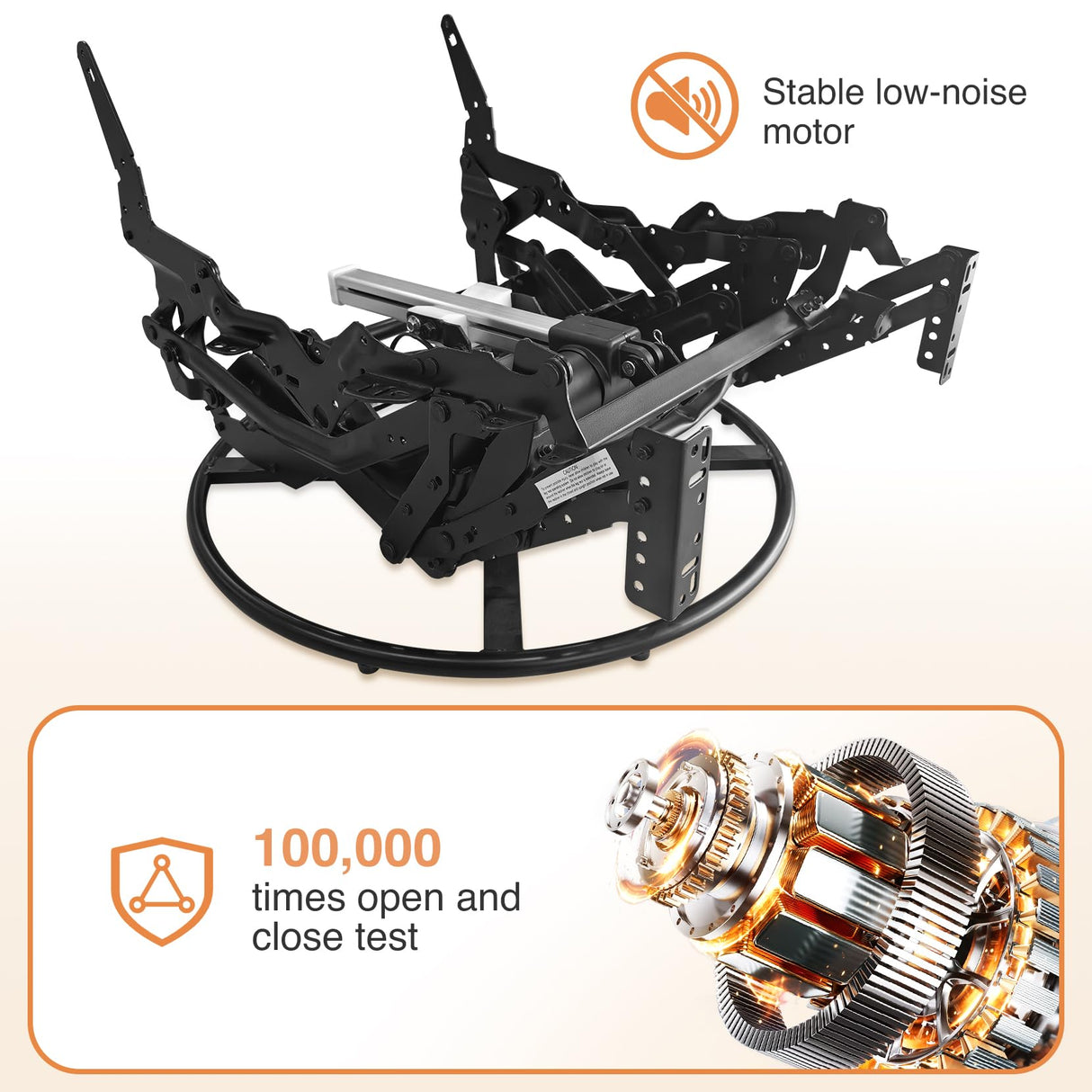 Welzona Power Swivel Rocker Recliner, 360° Swivel Nursery Rocking Chair, PU Leather Glider Rocking Recliner, Infinite Position Electric Chair for Adults with USB Port for Living Room, Dark Gray Welzona