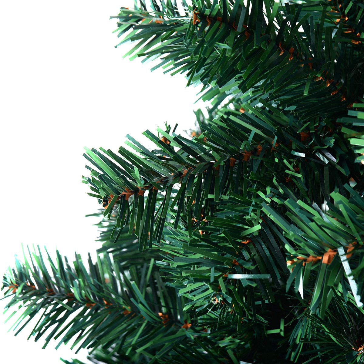 COSTWAY 7Ft Artificial PVC Christmas Tree W/Stand Holiday Season Indoor Outdoor Green COSTWAY