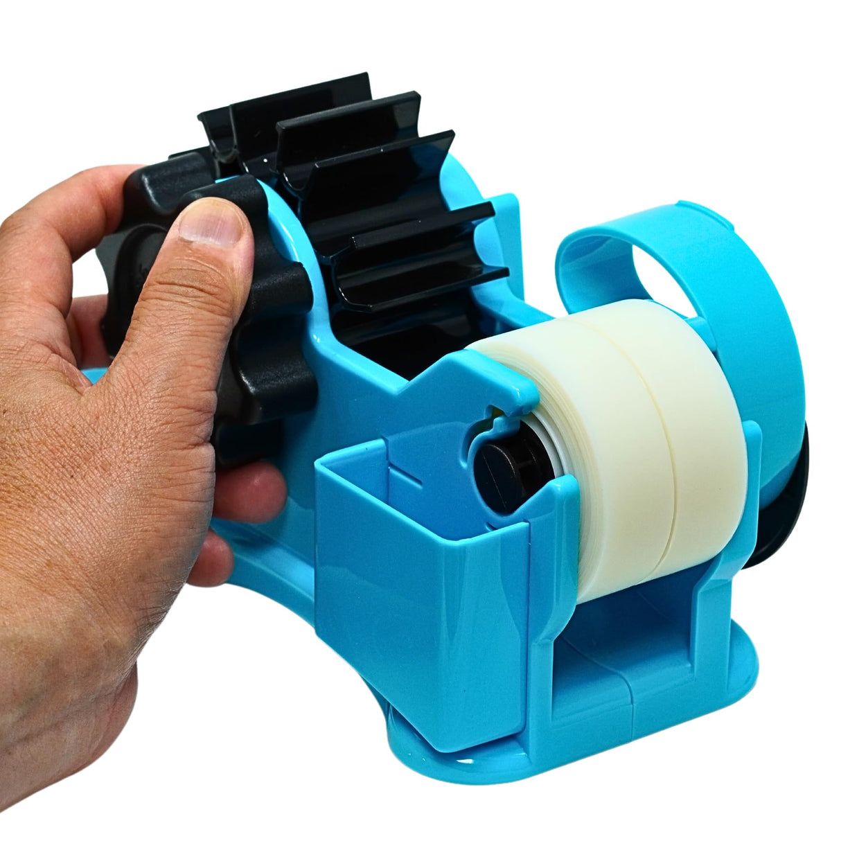 Echomerx Multi-roll Heat Tape Dispenser Sublimation - Effortlessly Cut Heat Resistant Tape, Heat Transfer Tape, Heat Press Tape,1 and 3 inch Cores, Tutorial Video, Blue echomerx