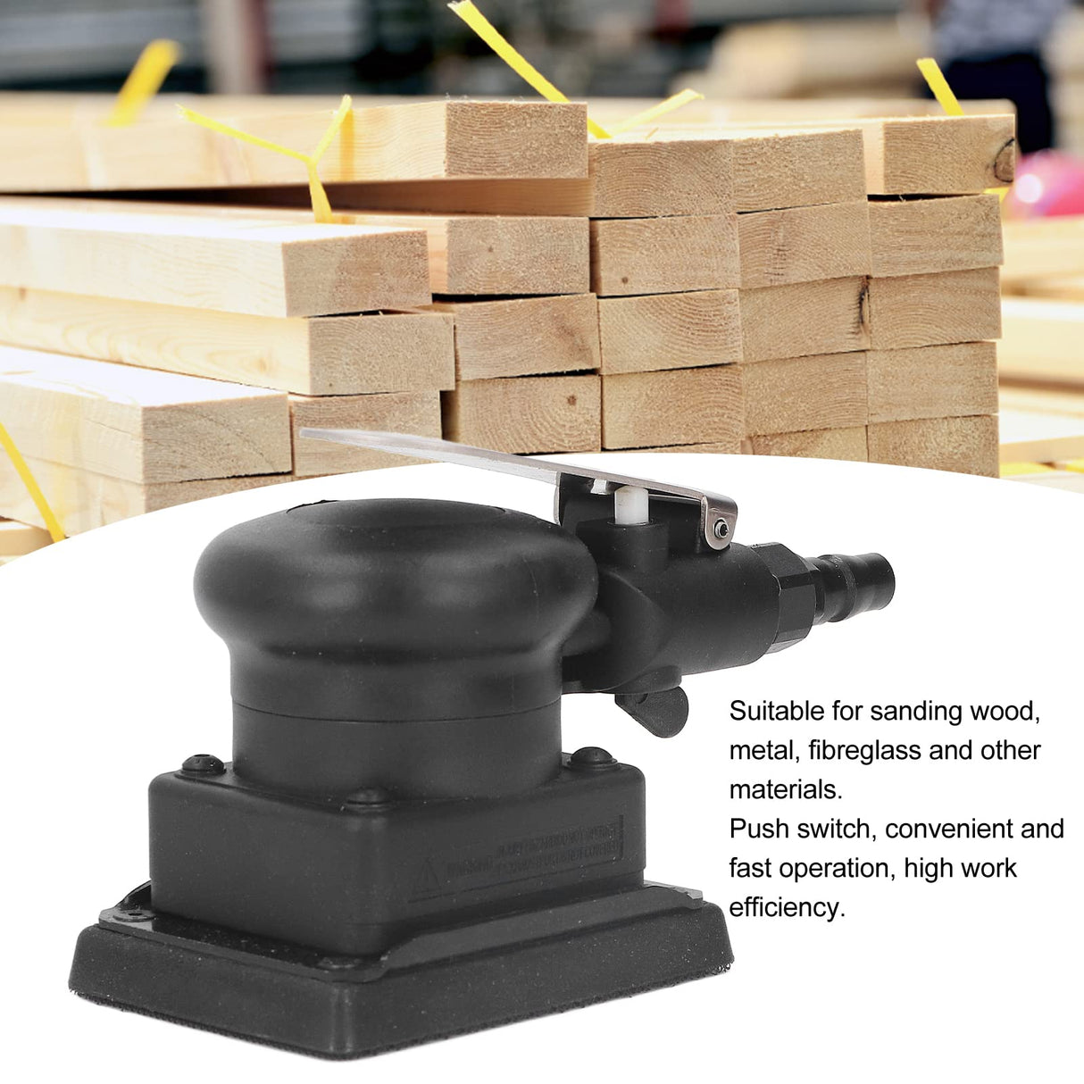 Garosa Air Sander Pneumatic Sandpaper Sanding Machine Polisher for Wood Metal Garosa