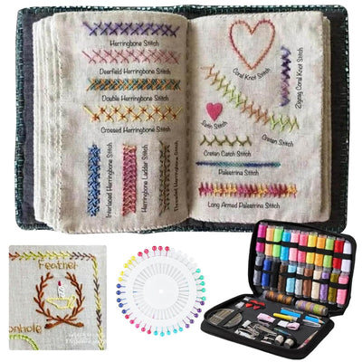 Stitch Book, Embroidery Stitch Book, DIY Sewing Books, Embroidery Books of Stitches, Sewing Books for Beginners and Enthusiast, (B:106 Different Stitches)