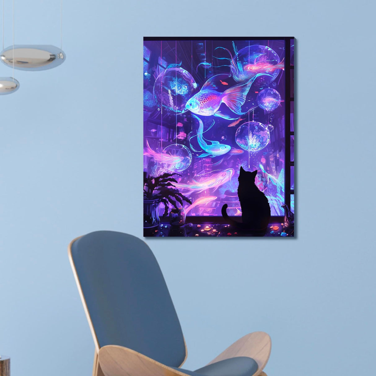 Muzagroo Art Diamond Paintings Kits for Adults Round Full Drill 5D Diamond Art Kits for Beginners Animals Diamond Art Paintings Gem Paintings Diamond Dot Kit 30x40cm(Fish Dream) Muzagroo Art