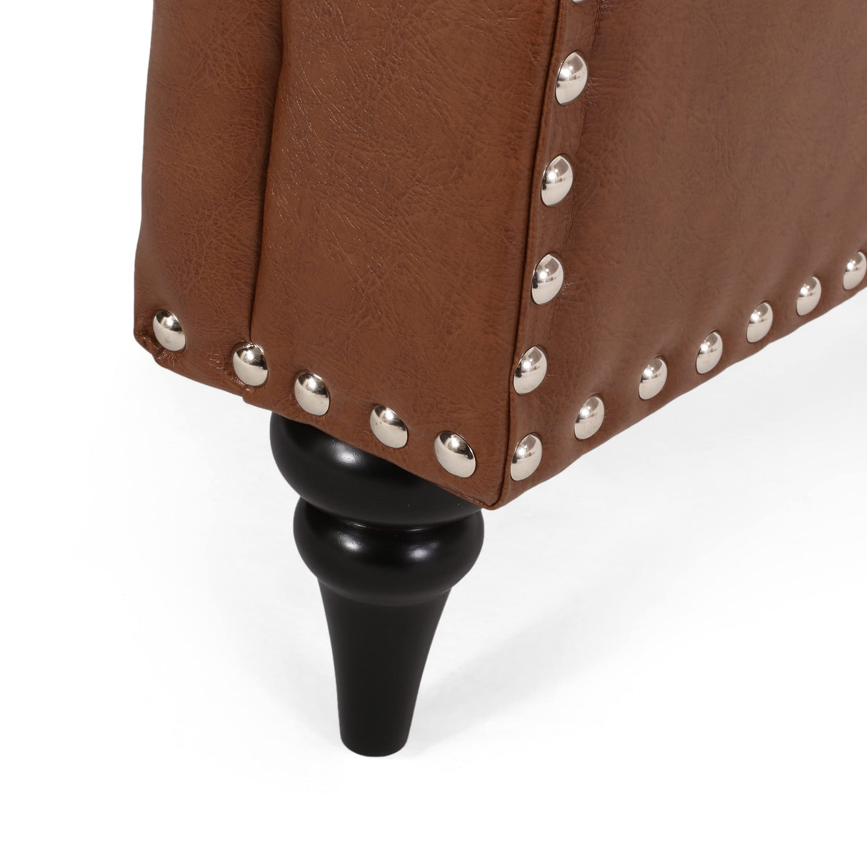 Christopher Knight Home Sunapee Tufted Recliner - Faux Leather - Cognac Brown/Espresso Christopher Knight Home