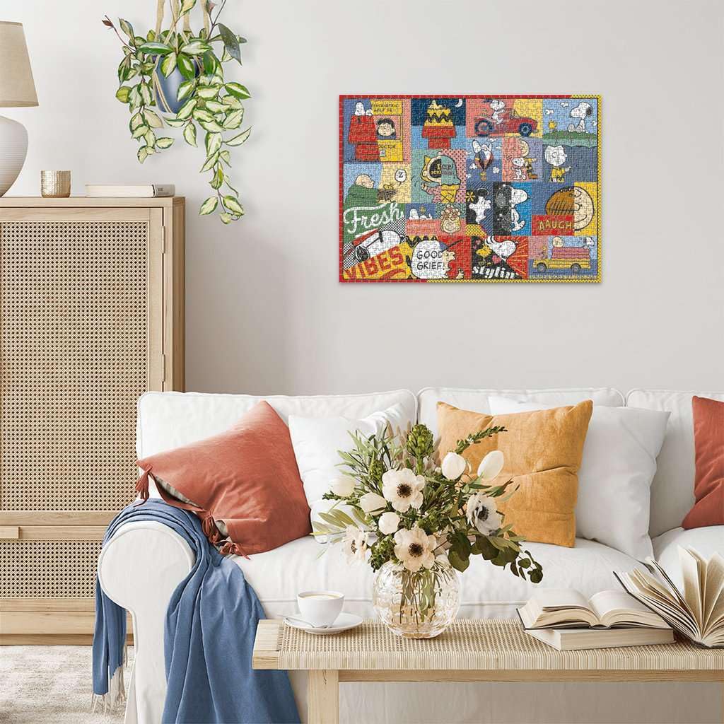 Ravensburger - Puzzle: Life of Peanuts, Snoopy, Puzzle 1000 Pieces, Puzzles for Adults, Puzzle 1000 Pieces Adults, Glue Puzzle to Frame Puzzles, Puzzles Adults and Children, 70x50cm Ravensburger