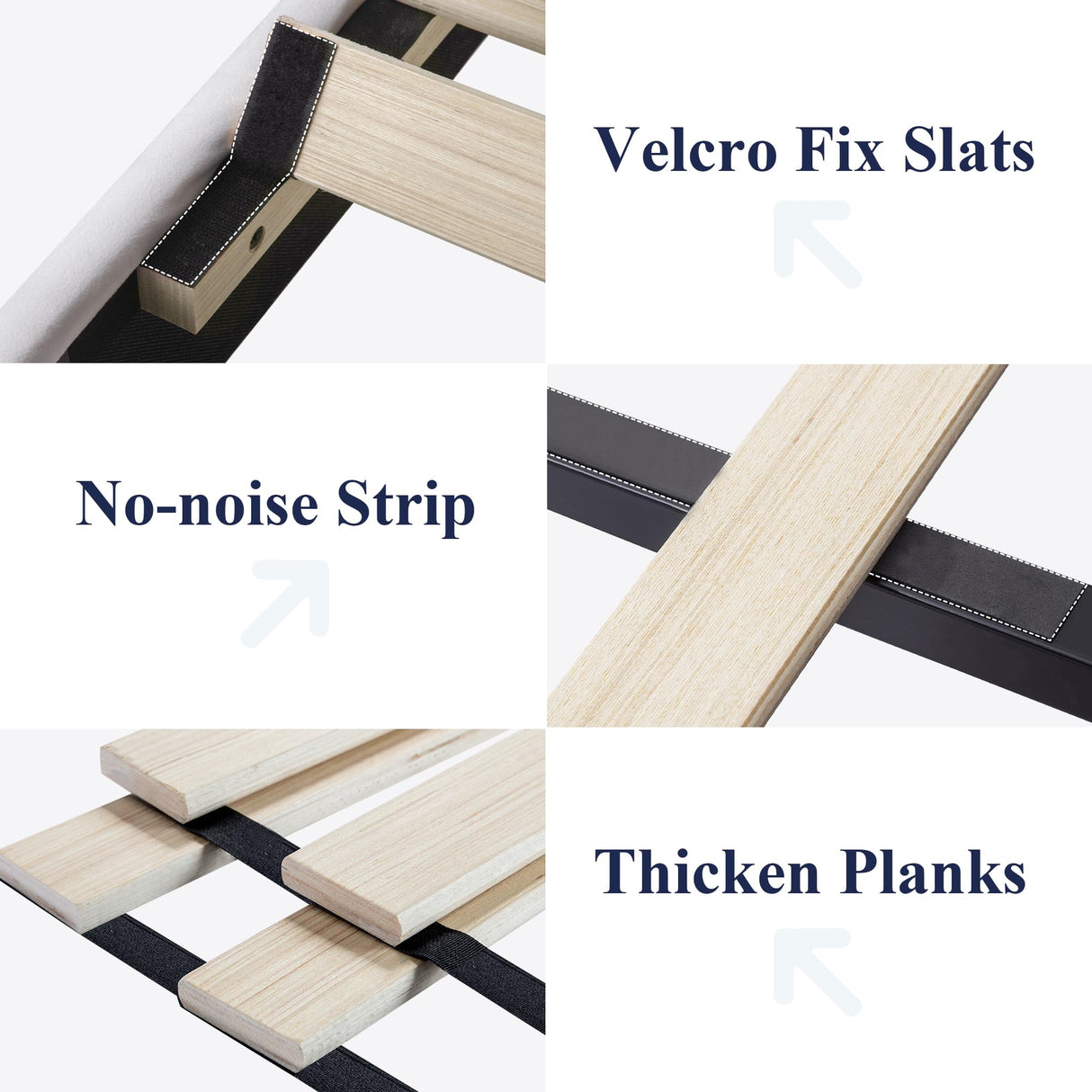 Allewie Twin Bed Frame/Velvet Upholstered Bed Frame with Vertical Channel Tufted Headboard/Strong Wooden Slats/Platform Bed Frame/Mattress Foundation/Box Spring Optional/Easy Assembly/White Allewie