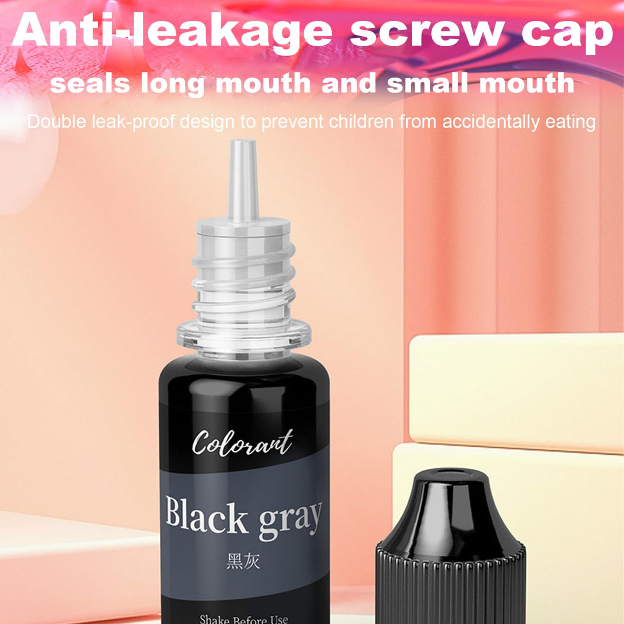 10 Colors Candle Dye, 10ml/Bottle Candle Colour Dye, Liquid Oil-Based Vivid Candle Wax Dye, Highly Concentrate Candle Making Supplies, Candle Dye for Soy Wax CUCUFA