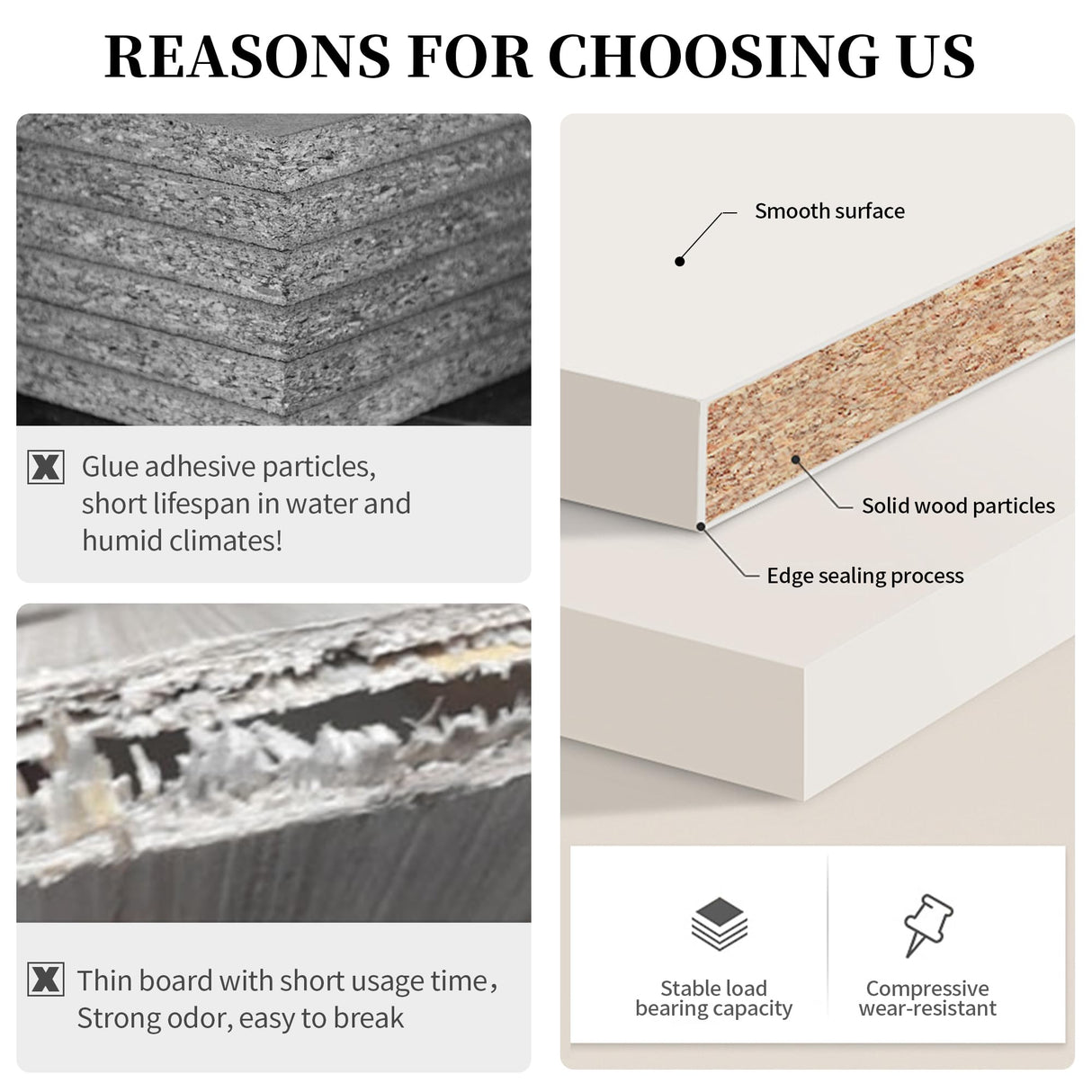 6 Drawer Double Dresser for Bedroom, Modern Dressers Chest of Drawers with Fluted Panel, Wide Wood Storage Dresser Organizer, Dresser TV Stand for Oubayajia