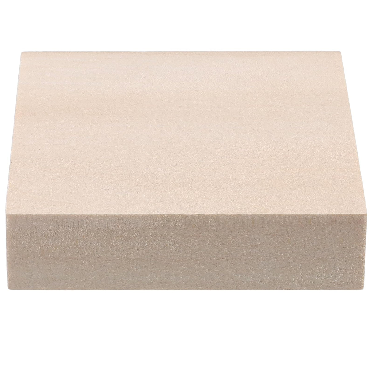 KOHAND 20PCS Basswood Blocks, 4 x 4 x 1 Inches Unfinished Wood Blocks, Square Wood Carving Whittling Blocks for Craft, DIY KOHAND