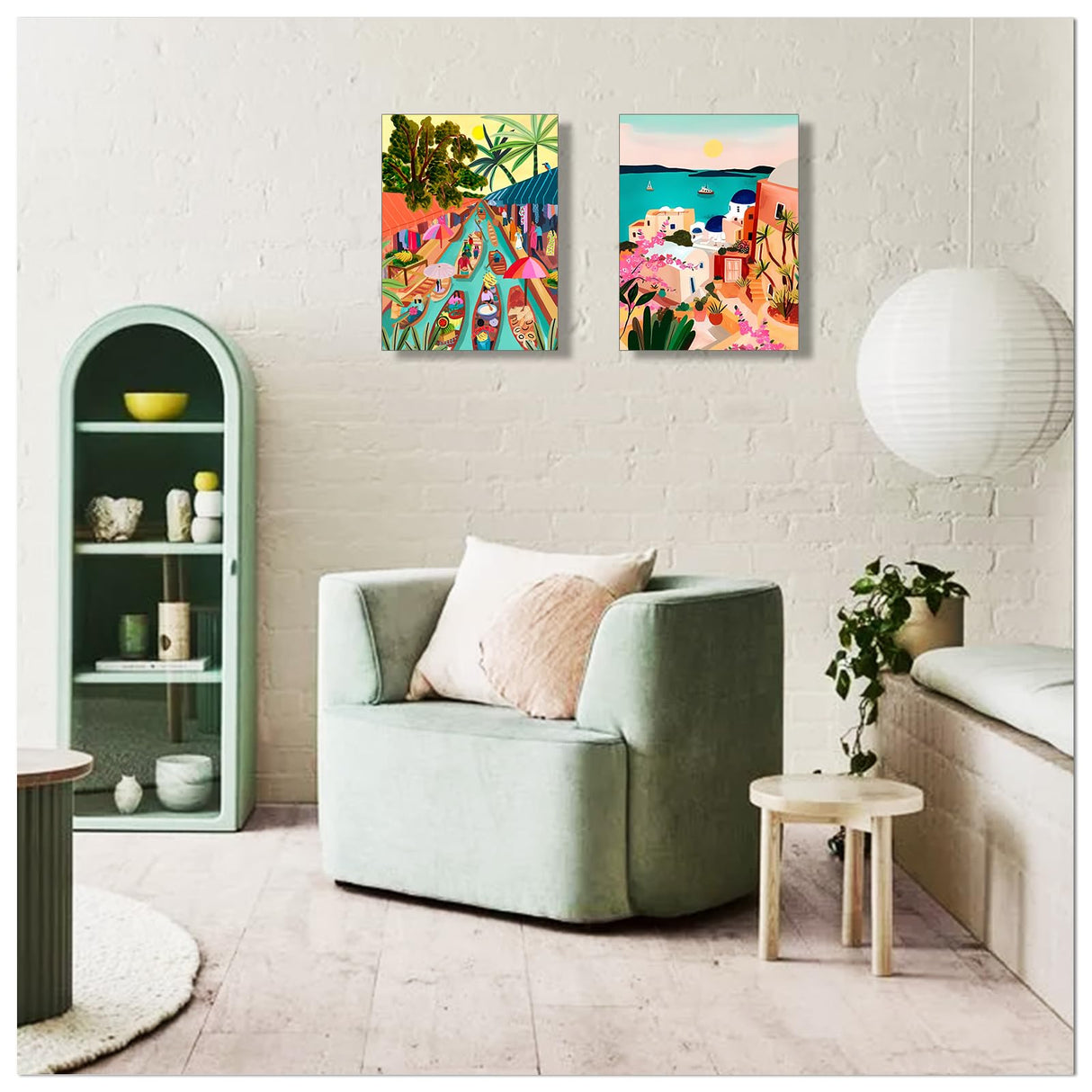 FFPTBNYX 12 Pack Diamond Art Kits for Adults 5D Diamond Painting Kits for Beginners DIY Full Drill Round Diamond Dots Gem Art Painting by Numbers Crafts Home Wall Decor Gifts 12x16 Inch FFPTBNYX