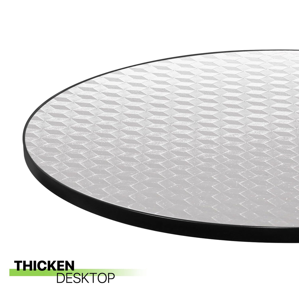 Magshion 23.5'' Round Bar Table, Adjustable Range 27.5"-36" Wood Pub Table with Black Leg and Base for Living Room Dining Room Bar Cocktail Table (Silver) Magshion