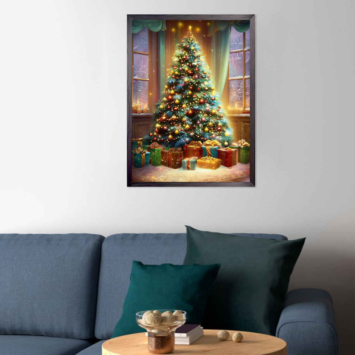 CEOVR Christmas Tree Diamond Art Kits for Adults, Christmas Diamond Painting Dots 5D DIY Full Drill Gem Art, Adult Crafts Kits Arts and Crafts, Wall Decor for Home Office 12x16in CEOVR