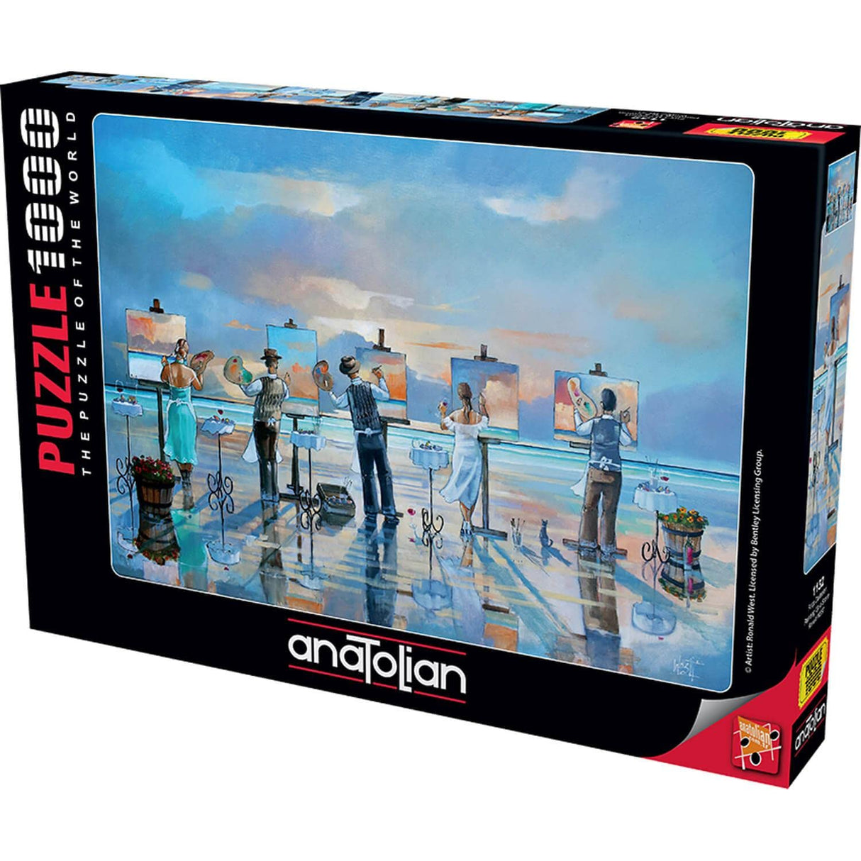 Anatolian Puzzle - Painting Up a Storm, 1000 Piece Jigsaw Puzzle, #1132 Anatolian