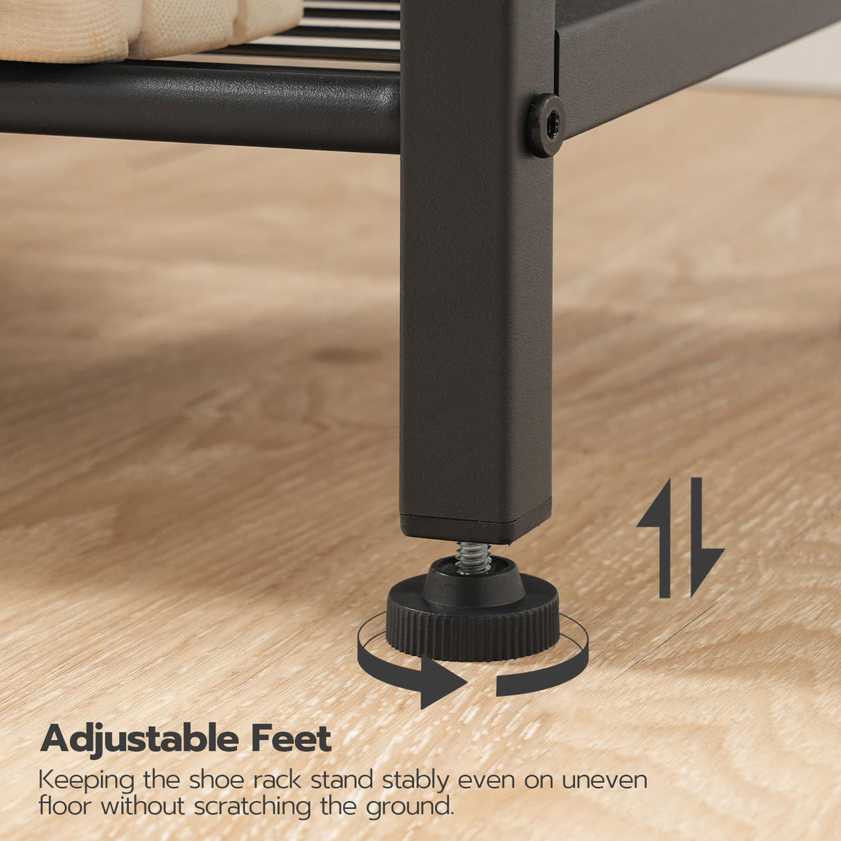 HOOBRO 12-Tier Shoe Rack, Large Capacity Shoe Storage Organizer for 35-45 Pairs of Shoes, Standing Shoe Shelf with Slanted Shelves, for Entryway, Closet, Hallway, Rustic Brown and Black BF51XJ01 HOOBRO