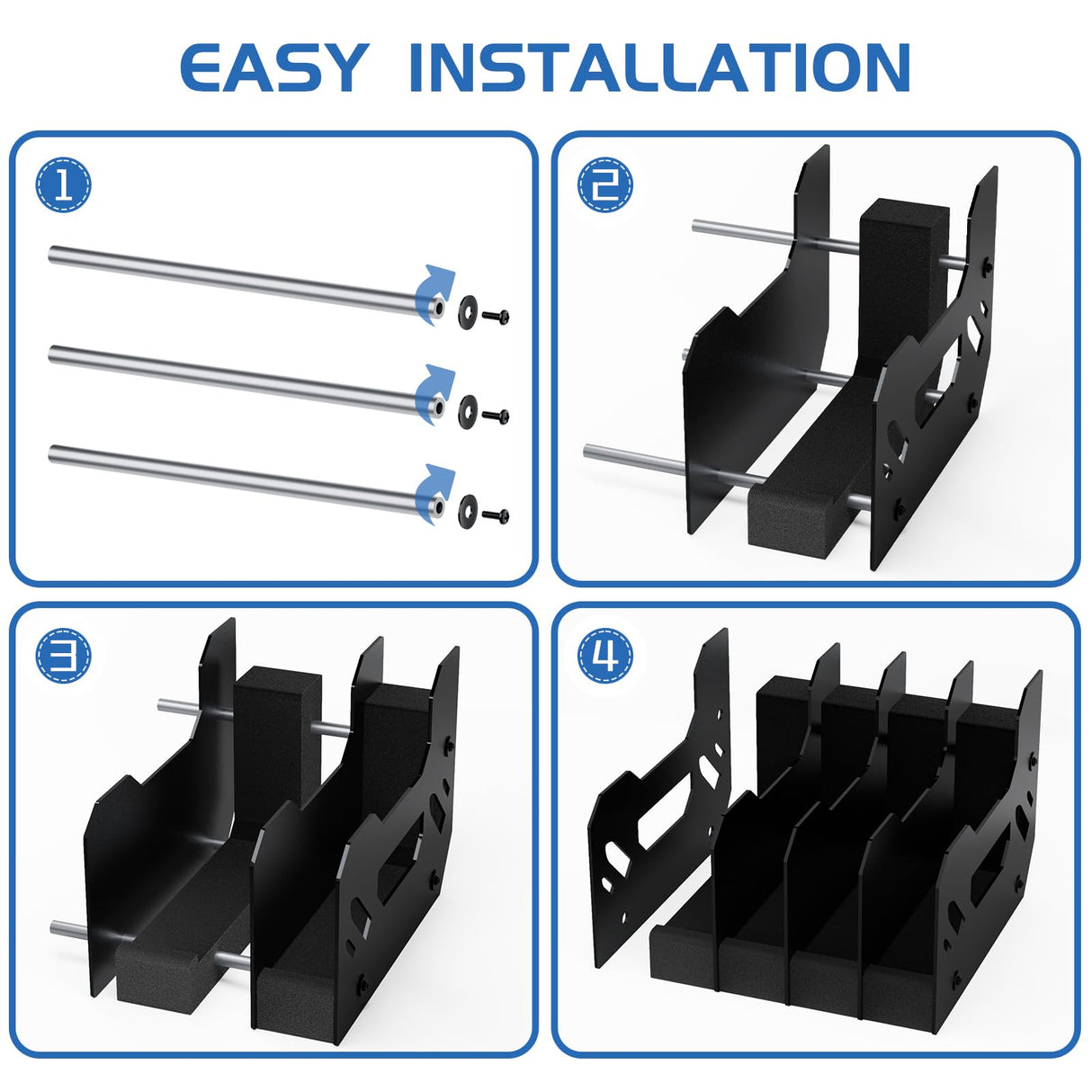 Gun Rack for Pistol, 6X Soft Foam Pistol Rack for Gun Safe, Cabinet, Storage, Durable Handgun Stand Organizer Accessories with Moisture&Scratch Resistance&Anti-Slip, Handgun Rack Stand Display Holder Airjam