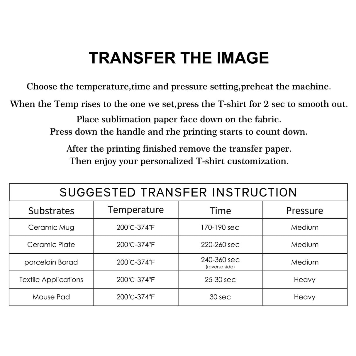 MAIKESUB Sublimation Paper 8.5x11 Inch 100 Sheets Only Compatible with Sublimation Printer and Sublimation Ink 125g MAIKESUB