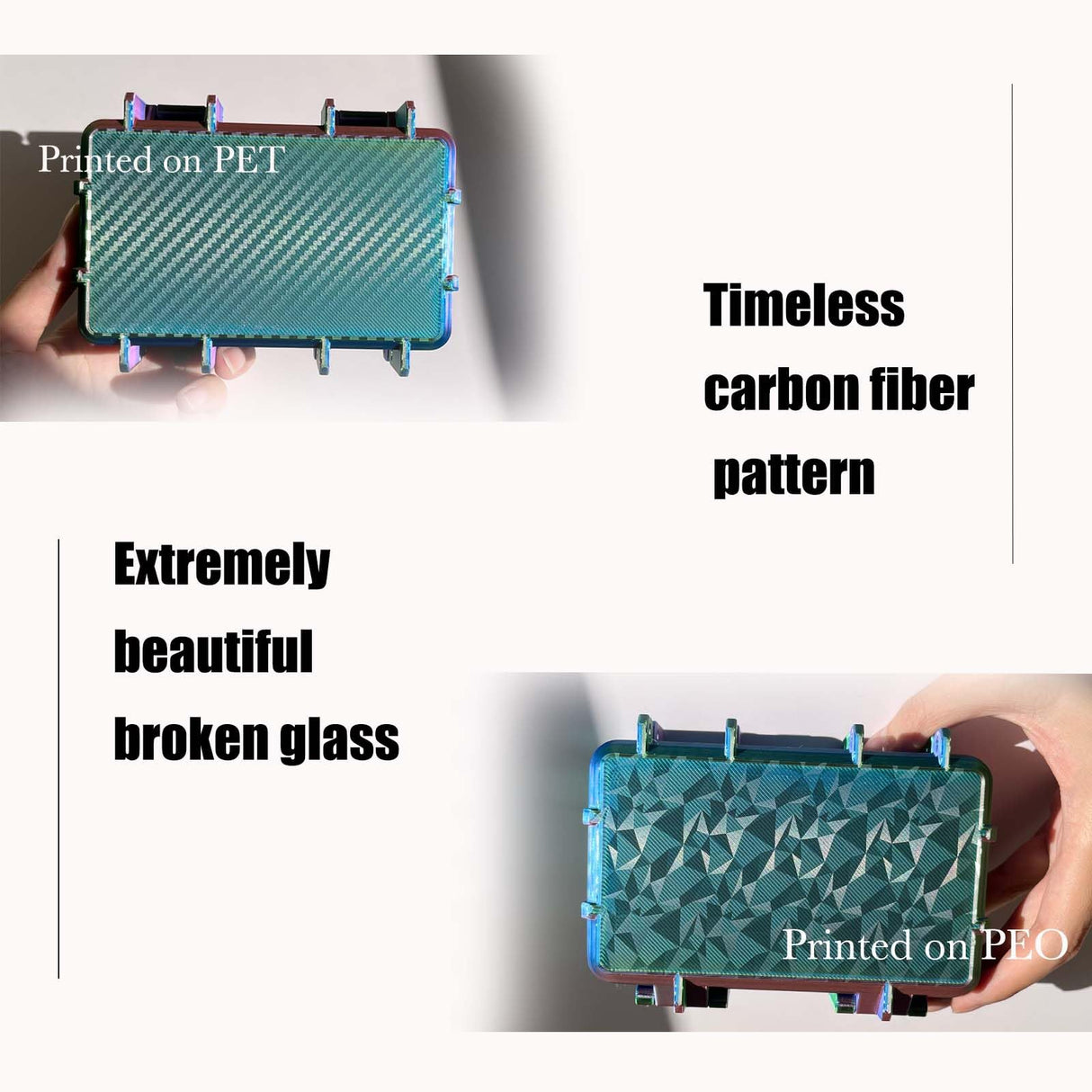 Wefuit 3D Upgraded PEO+PET Sheet 235x235m, Smooth PEO PET Build Plate Spring Steel Print Bed for Creality K1/K1C/Ender 5 S1/Ender 3 S1 Pro/Ender 3 S1/Ender V3 KE/Ender3 V3 SE (Without Magnetic Base) Wefuit