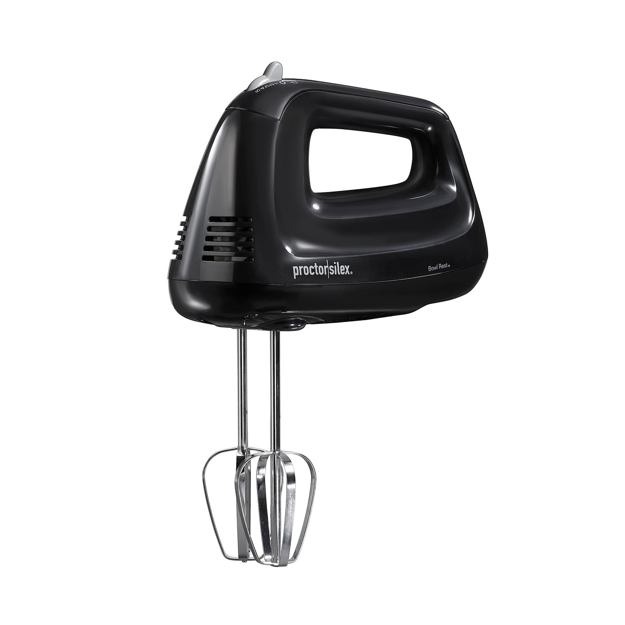 Proctor Silex Easy Mix 5-Speed Electric Hand Mixer with Bowl Rest, Compact and Lightweight, 100 Watts of Peak Power, Black (62511) Proctor Silex