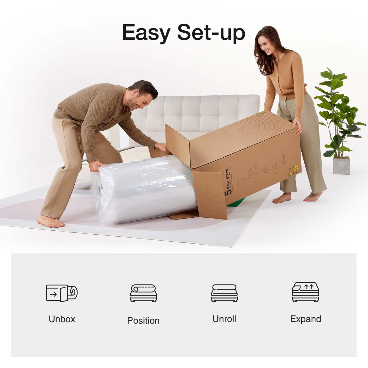 Novilla King Size Mattress 14 Inch, Hybrid Mattress King Size with Comfy Support, Bed Mattresses 14 Inch with Individual Pocket Springs for Motion Isolation & Pressure Relief, Certipur-Us Certified Novilla