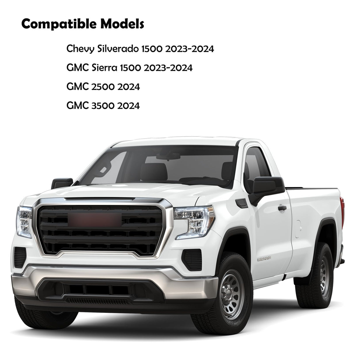 Center Console Safe Vault - KEREN Console Gun Safe Box Compatible with Chevy Silverado 1500 2023-2025, GMC Sierra 1500 2023-2025 and GMC 2500 2023-2025, 4-Digit Combination Lock KEREN