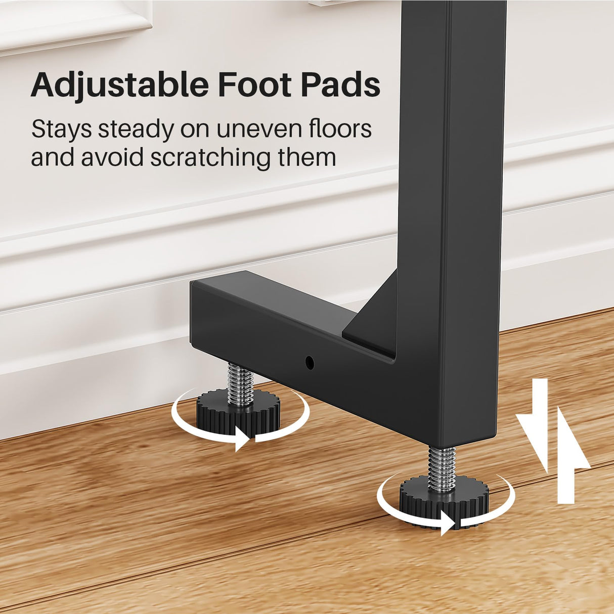 Kitstorack 2-Pack Narrow Console Table with Adjustable Height (25"-33") & Power Outlets, Rustic Brown Sofa Table for Behind Couch or Wall, 79" Long with 4.9ft Cord Kitstorack