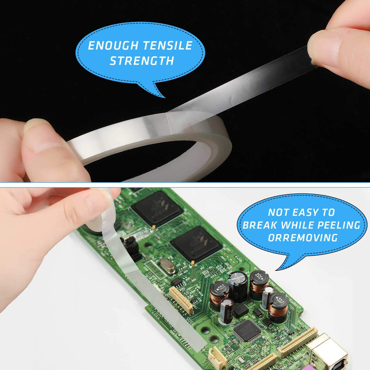 4 Pieces 108 ft Heat Resistant Tape for Sublimation Clear Heat Press Dispenser Tape Shrink Transfer High Resistant Temperature Tape Thermal Tape for Electronics Printing Circuit Board Vinyl (20 mm) Zonon