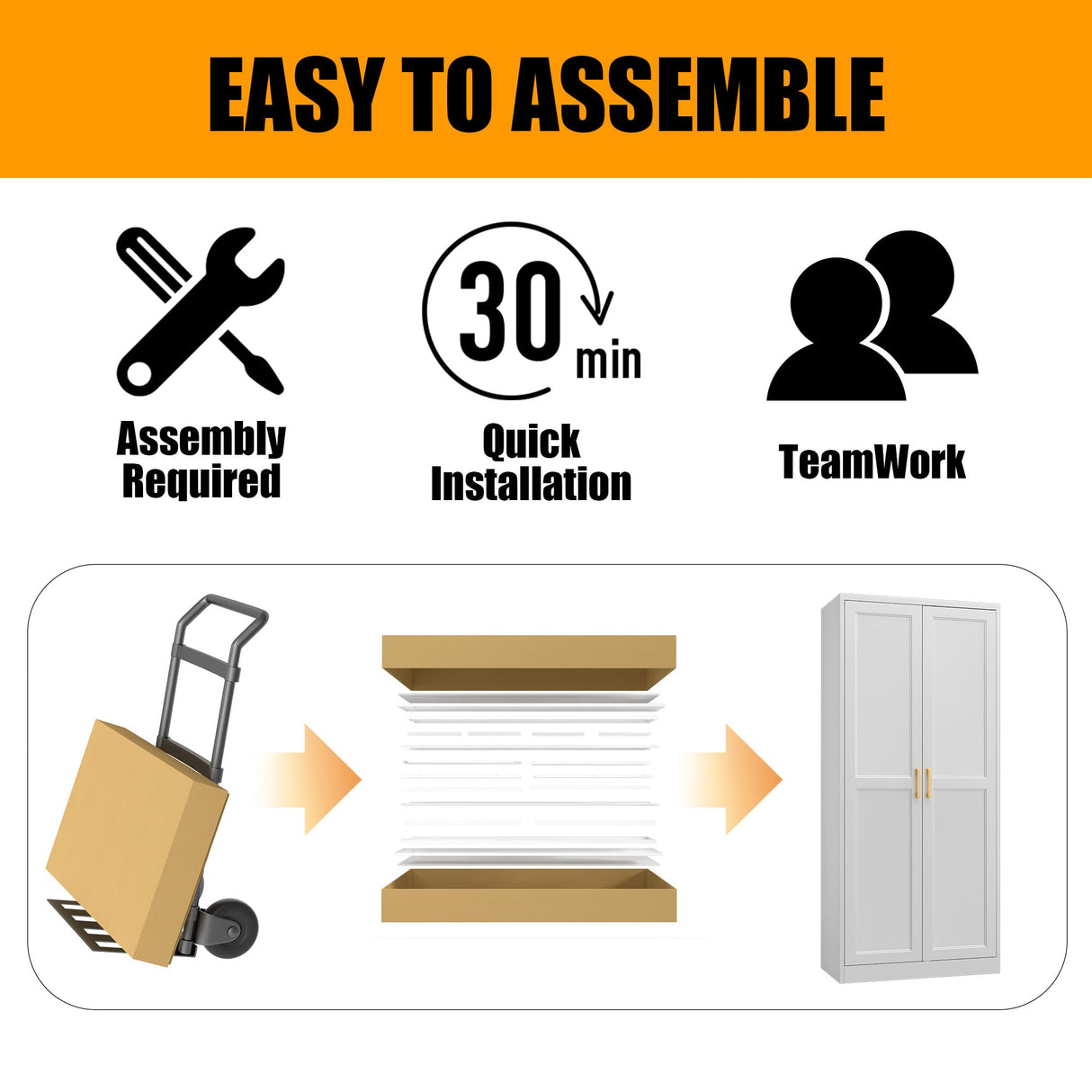 71" Tall Metal Storage Cabinet with Adjustable Shelves, Kitchen Pantry Storage Cabinet with Gold Handles, Heavy Duty Steel Cabinets, White Pantry Cabinet for Dining Room, Kitchen - Assembly Required MetalMax