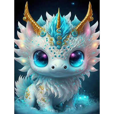 DPHERO Cartoon Diamond Painting Kits for Adults,5D Dragon Diamond Art Kits for Beginners,Round Full Drill Zodiac Diamond Art Painting,DIY Paint with Diamonds Fantasy Gem Painting Art 12x16 inch