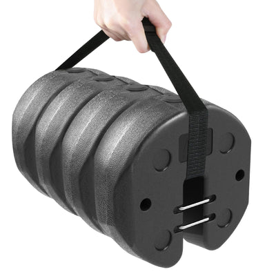 ABCCANOPY Easy Canopy Weights with Lock Design for Wind Resistance, No Sliding, Stably Secure Tents, Canopies, and Umbrellas at Outdoor Events, 4Pack (40LB)