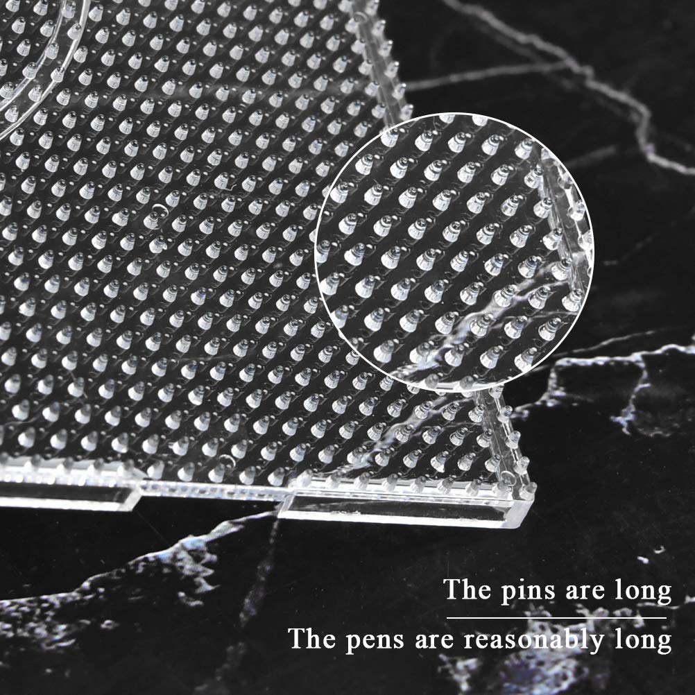 BUYGOO 13000Pcs 2.6mm Mini Fuse Bead Kit, Pixel Art Bead, 24 Colors DIY Art Craft Fuse Beads Set BUYGO