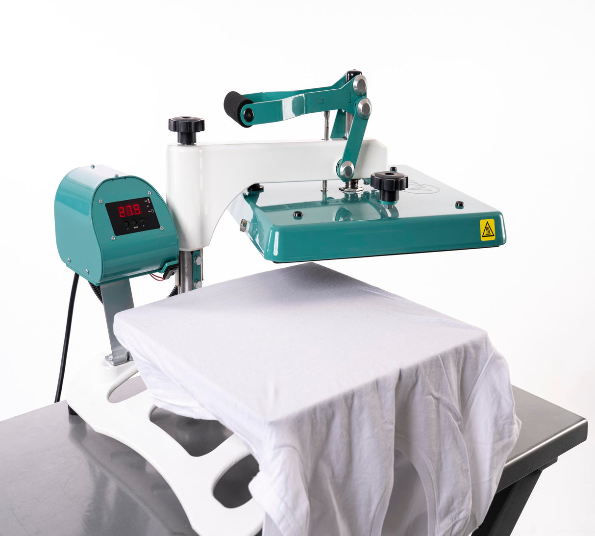 Stahls' A2Z Swing Away Heat Press 15"x15": Versatile Precision for Your Crafting Needs. Effortlessly Achieve Professional Transfers on a Wide Range of Materials! Stahls'