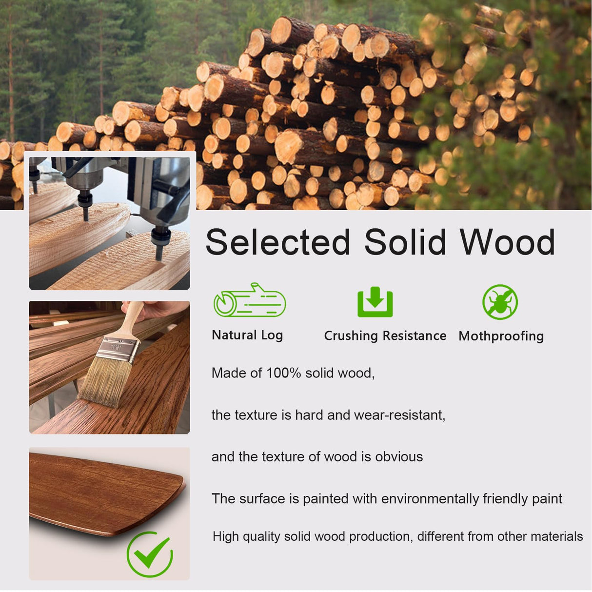 dearnow 52” solid wood ceiling fans with light 6 speeds remote/app control, solid wood ceiling fan with memory led dimmable color adjustable, quiet ceiling fan for living room, dining room. dearnow